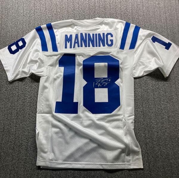 NFL - Colts Peyton Manning Signed Authentic Jersey with Super Bowl 41 Patch