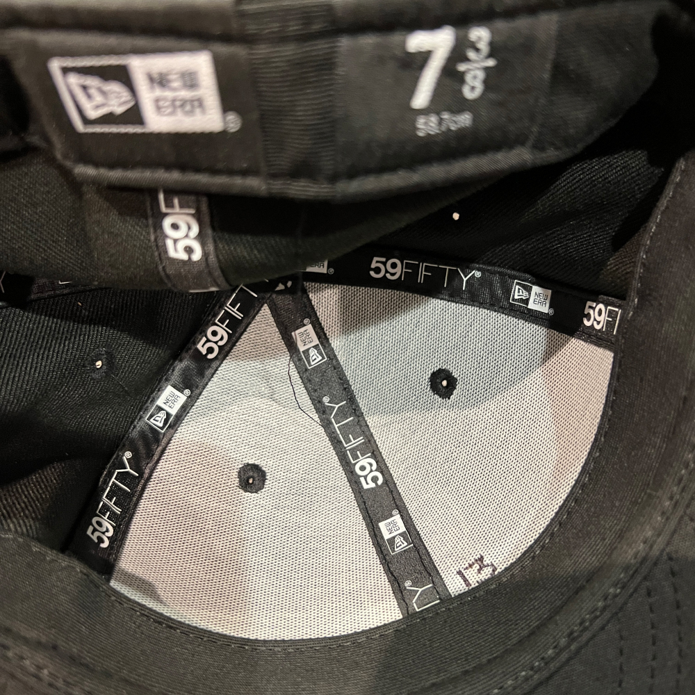 2022 Game Used Black Cap with Pride Flag SF Logo worn by 13 Austin