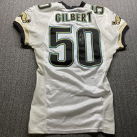 Jaguars - Tony Gilbert Signed Game Issued Jersey Size 48