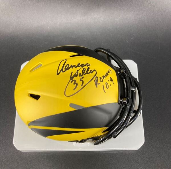 HOF - Rams Aeneas Williams Signed Rave Mini Helmet