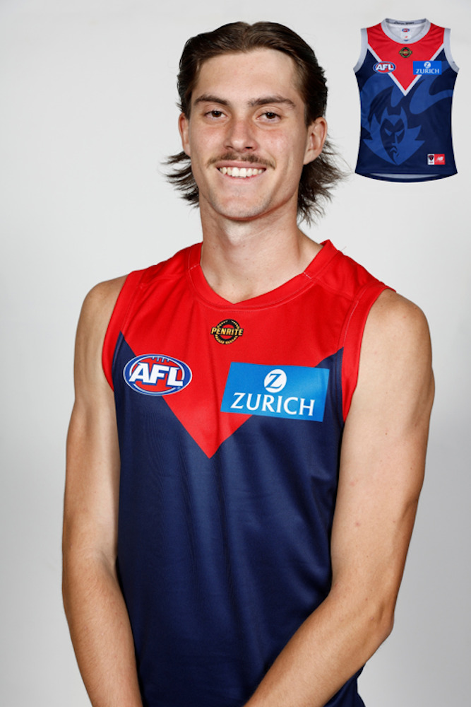 Melbourne Demons Gather Round Guernsey - Kalani White #34