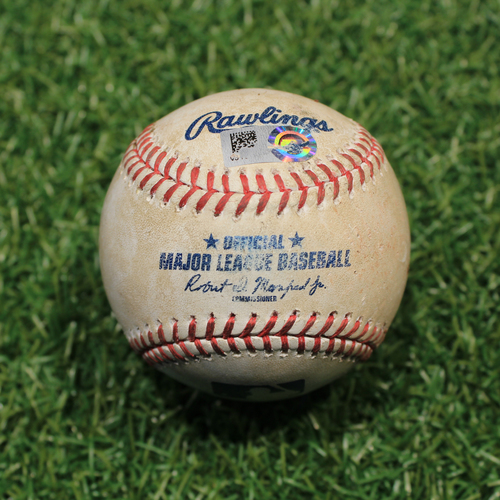 Game-Used Baseball: Hunter Dozier 269th Career Hit (9/27/20 DET @ KC)