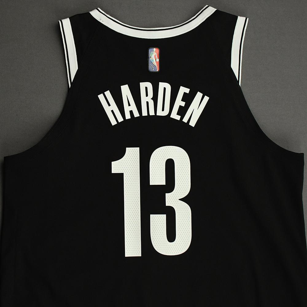 James Harden Brooklyn Nets GameWorn Icon Edition Jersey 202122