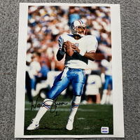 NFL - Oilers Warren Moon Signed Photo (10.5x13)