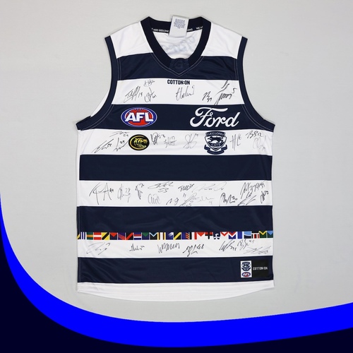 Photo of COLAC - 2025 Regional Round Guernsey with Colac logo signed by the 2026 AFL T...