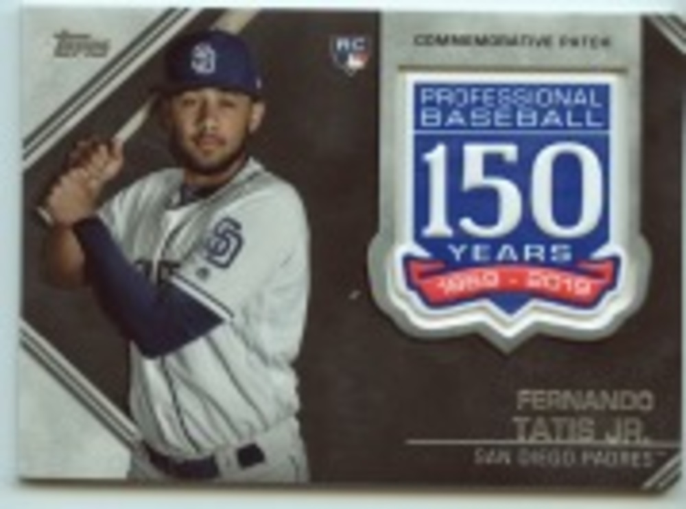 2019 Topps Update 150th Anniversary Manufactured Patches #AMPFT Fernando Tatis Jr.