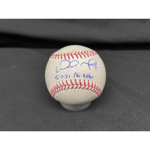 Wade Miley No-Hitter - *Autographed Game-Used Baseball* - Bot 5 - Wade Miley to Eddie Rosario (Ball) - Inscribed as 5-7-21 No Hitter