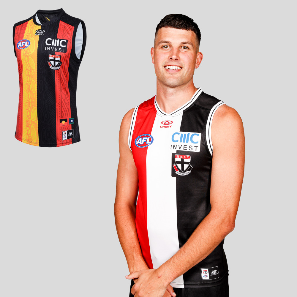 Rowan Marshall #19 - 2024 Player Home Indigenous Guernsey* Signed - Match Worn 