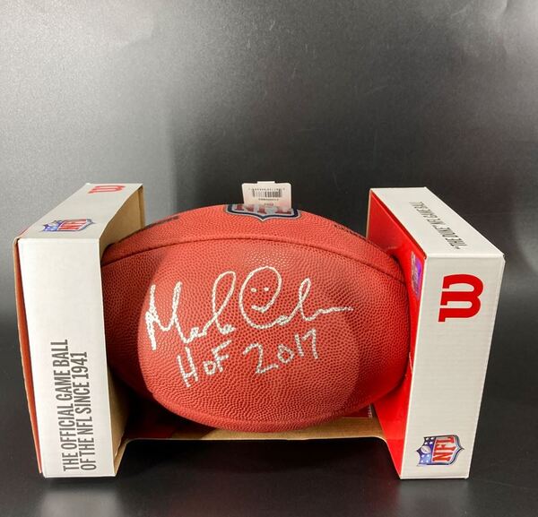 HOF - Saints Morten Andersen Signed Authentic Football