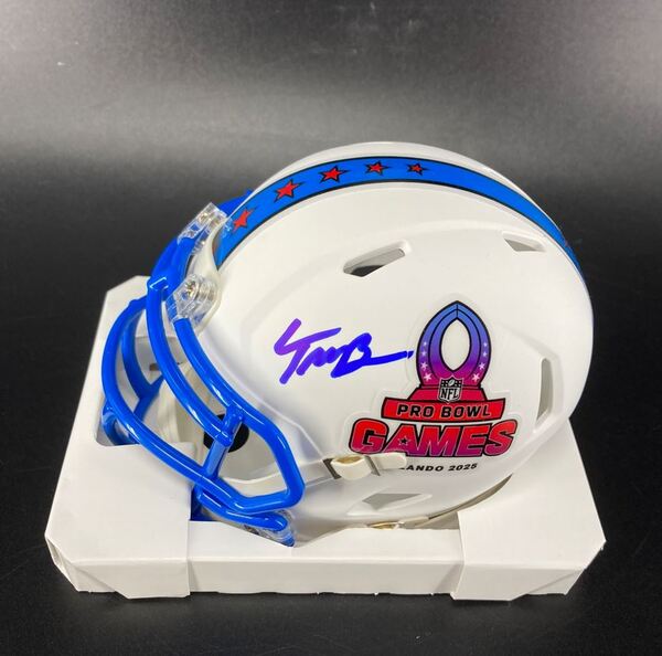 NFL - Cardinals Trey McBride Signed Pro Bowl Games Mini Helmet