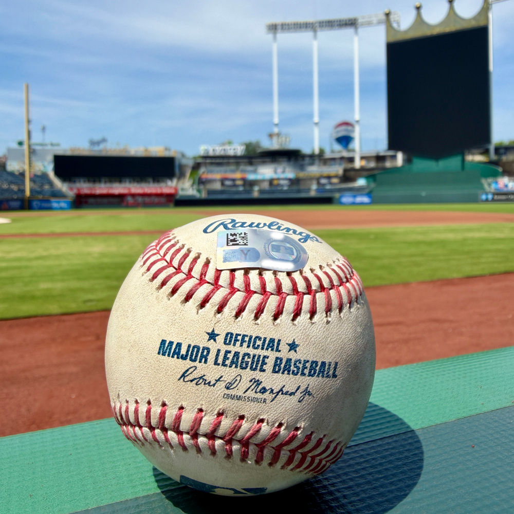 Game-Used Baseball: Anthony Volpe Double to Right Field, Austin