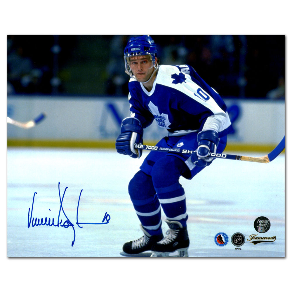 Vincent Damphousse Autographed Toronto Maple Leafs 8X10 Photo