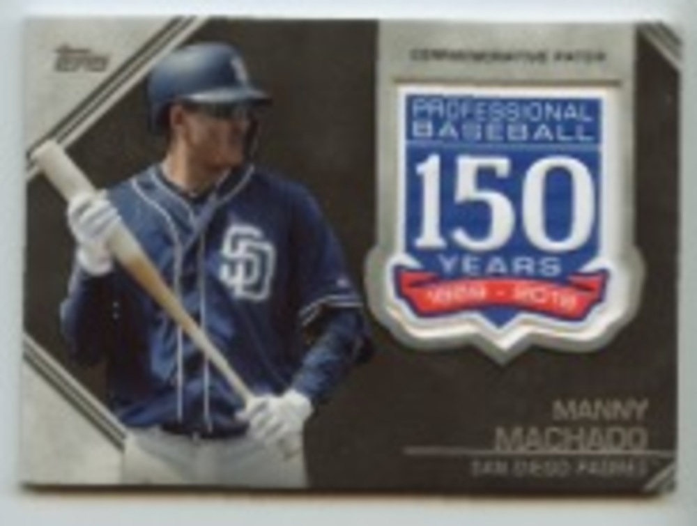2019 Topps Update 150th Anniversary Manufactured Patches #AMPMM Manny Machado