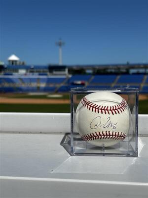 Dan Uggla Autographed Baseball