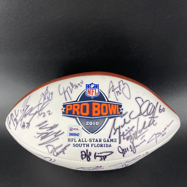 NFL - Multi Sign 2010 Commemorative Panel Ball Signed By Over 40 Players...