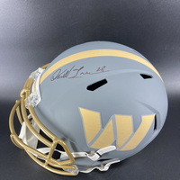 HOF - Commanders Darrell Green Signed Replica Slate Speed Helmet with HO...