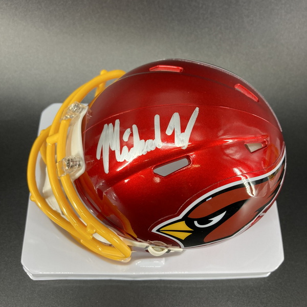 NFL - Cardinals Michael Wilson Signed Flash Mini Helmet