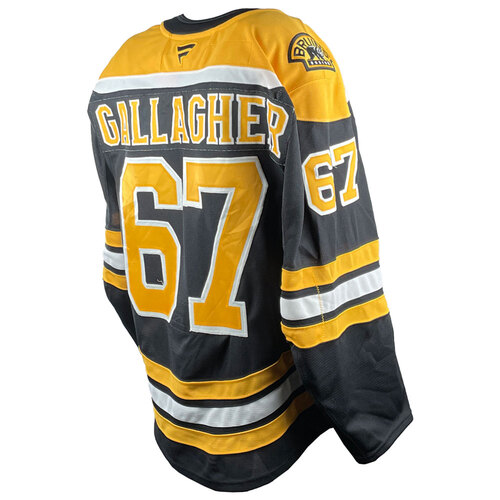 Photo of Game-Used 2025 Prospect Challenge Worn Home Hockey Jersey - Ty Gallagher