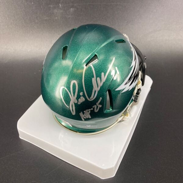 HOF - Eagles Eric Allen Signed Mini Helmet