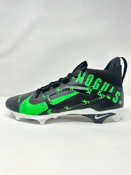 MCMC - Commanders Sheldon Day 2025 Custom Cleats supporting World of Money