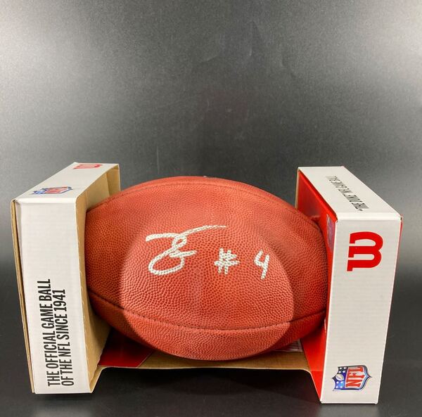 NFL - Ravens Zay Flowers Signed Authentic Football