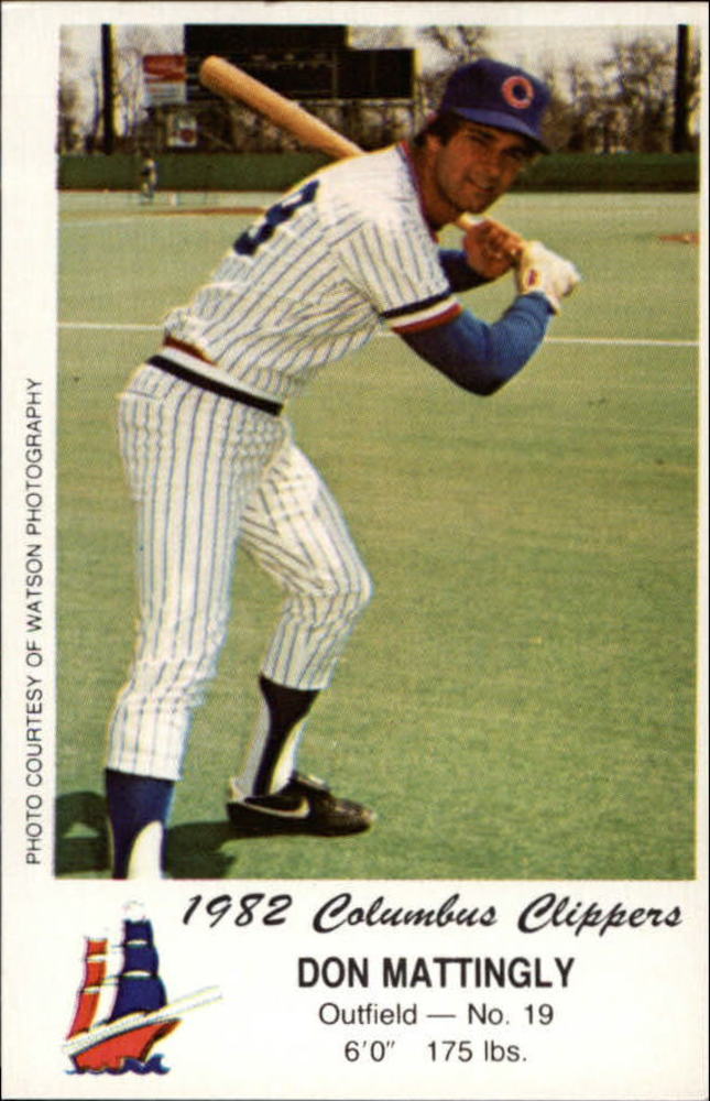 1982 Columbus Clippers Police #19 Don Mattingly