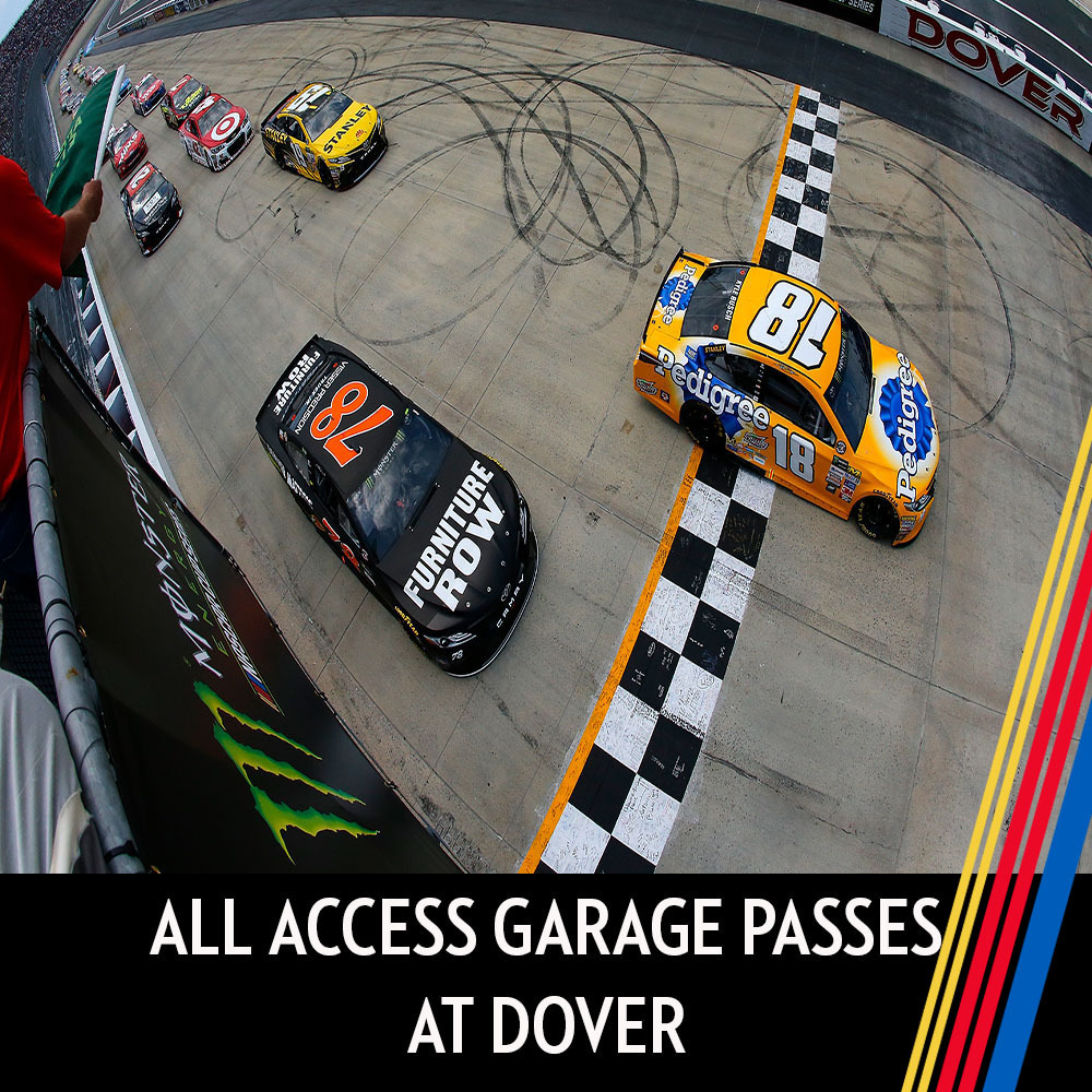 All Access Garage Passes at Dover for the entire race weekend!