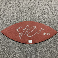 NFL - Chargers Shawne Merriman Signed Authentic Panel (Signed "Ligh...