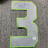 NFL - Seahawks Russell Wilson Signed Jersey Number