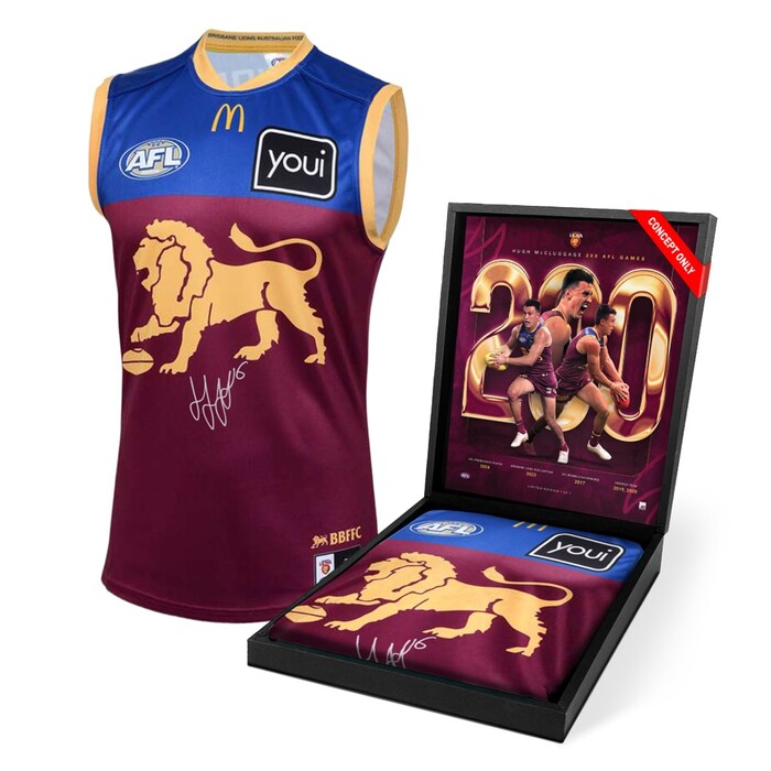 Photo of Hugh McCluggage 200th Game Milestone Match-Worn Guernsey