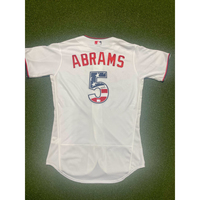 ワシントン大学 ジャリン・ポーク　サイン入りユニフォーム　アメフト 2026 Authentic USA 250 July 4 Jersey Signed by CJ Abrams, MLB