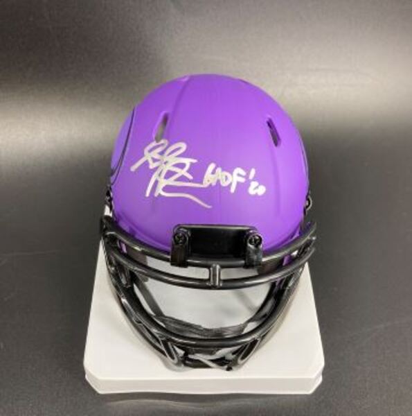 HOF - Vikings Jared Allen Signed Mini Helmet
