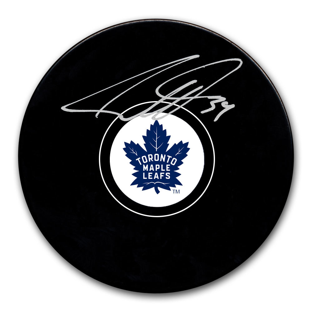 Auston Matthews Toronto Maple Leafs Autographed Puck