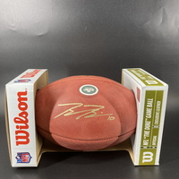 Jets - Braxton Berrios Signed Authentic Football With Jets Logo