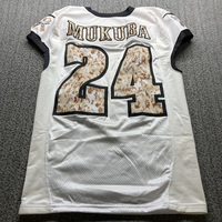 Eagles - Andrew Mukuba Signed Salute To Service Practice Worn Jersey Siz...