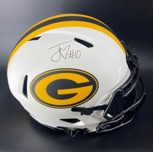 NFL - Packers Jordan Love Signed Authentic Lunar Eclipse Helmet