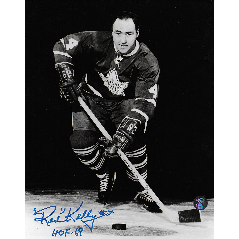 Red Kelly Autographed Toronto Maple Leafs 8X10 Photo