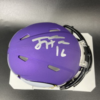 NFL - Vikings Jaren Hall Signed Mini Helmet
