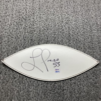 NFL - Patriots Larry Izzo Signed White Panel