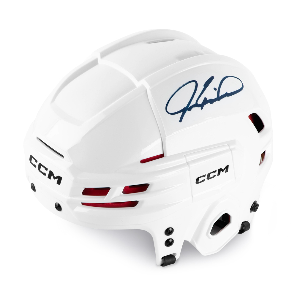 Jeremy Roenick Autographed White CCM Hockey Helmet