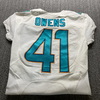 NFL - Dolphins Chris Owens Game Cut Jersey Size 38
