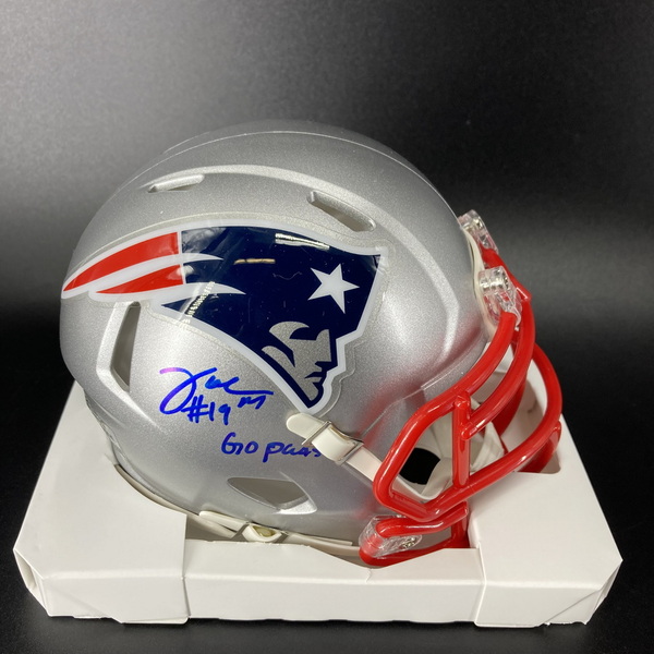 NFL - Patriots Joe Milton Signed Mini Helmet