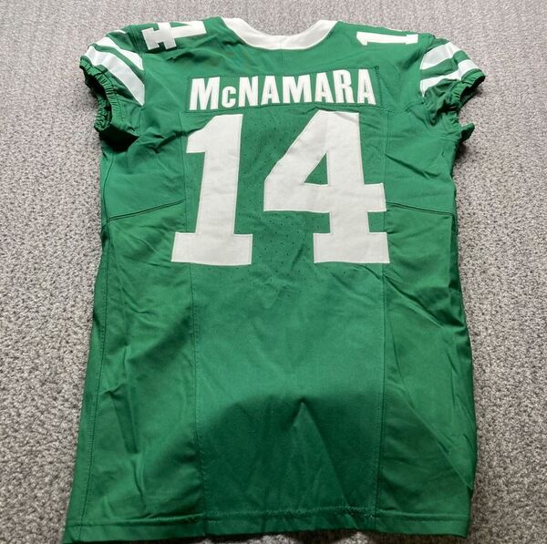 London Games - Jets Austin McNamara Game Worn Jersey (10/12/2025) Size 4...