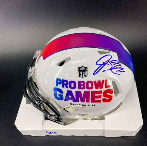 NFL - Seahawks Geno Smith Signed Pro Bowl Games Mini Helmet