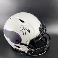NFL - Vikings Justin Jefferson Signed Lunar Eclipse Authentic Speed Helmet