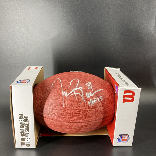 NFL - Raiders Tim Brown Signed Authentic Football