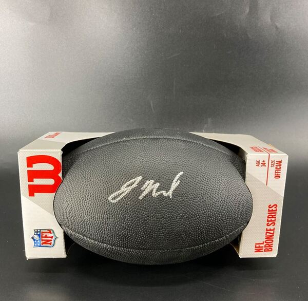 NFL - Texans Jaylin Noel Signed Black Composite Silver Series Football