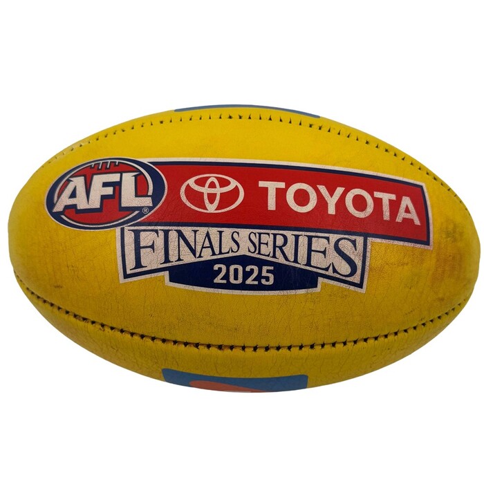 Photo of 2025 Fremantle v Gold Coast SUNS Elimination Final Match-Used Ball