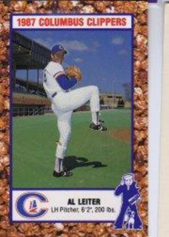1987 Columbus Clippers Police #15 Al Leiter