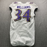 Crucial Catch - Ravens Ty'son Williams Game Worn Jersey (10/3/21) Size 40